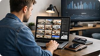 Image Stitching for Advertising Firm